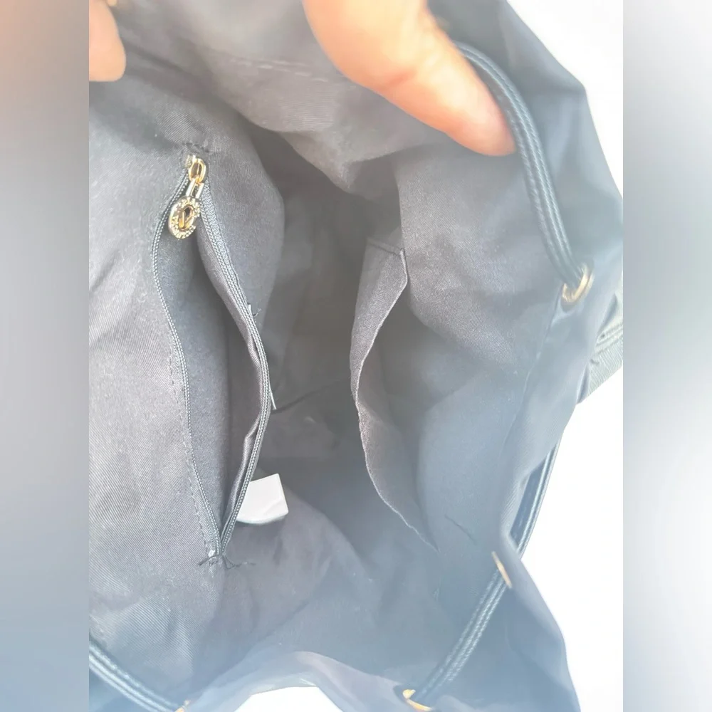 🎒Valentino Orlandi Black Backpack with Gold Accents 🎒✨ - Picture 9 of 16